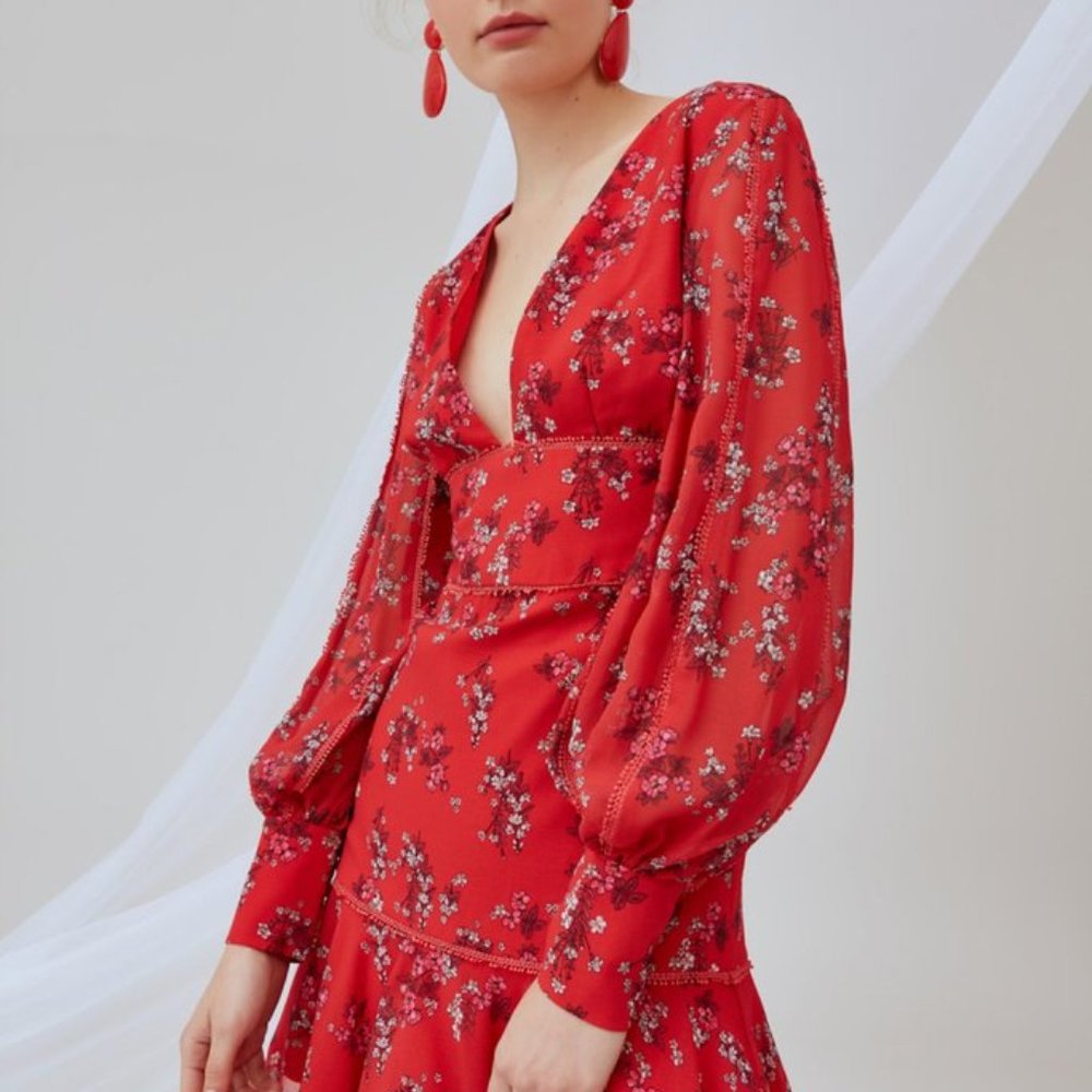 Keepsake Heart and Soul floral ruffle long sleeve